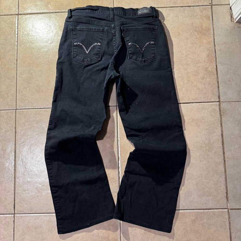 Vintage y2k 2000s black levis denim jeans Size 28 in womens